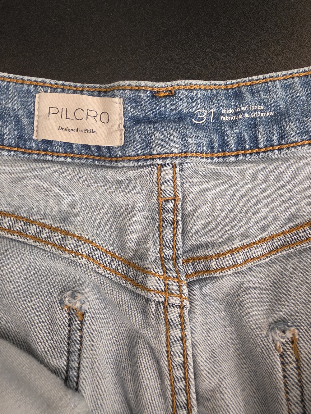 Pilcro The Kenna Mid-Rise Heritage Barrel Jeans Heart Icon Edition Sizes 28 - Picture 13 of 14